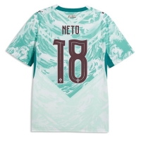 Camiseta Portugal Pedro Neto #18 Segunda Equipación Replica Mundial 2026 mangas cortas